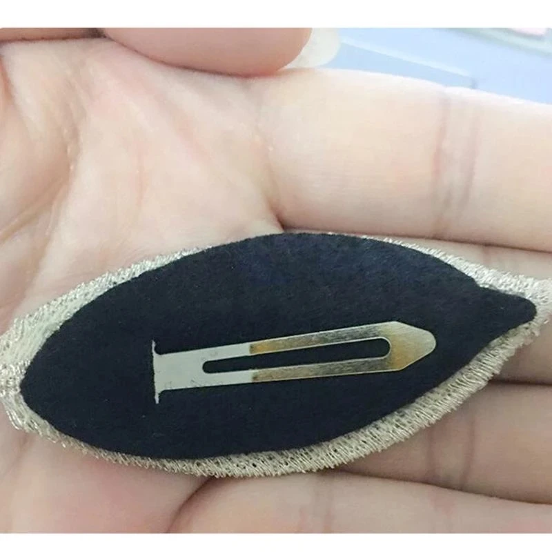 1 шт. Новый градиентный боковой зажим челка сверху для волос из ткани заколка