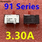 2 шт. 91 серия 3.30A 3.3A 125 В250VAC 50VDC KUOYUH защита от перегрузки по току переключатель перегрузки предохранителя защитный переключатель