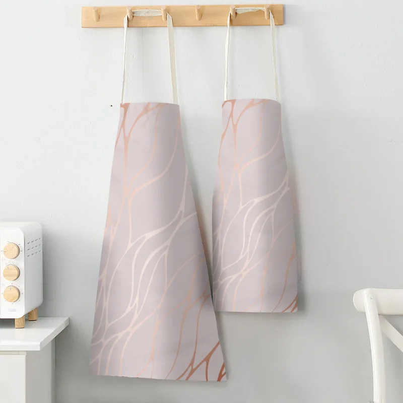 Фартуки кухонные из хлопка и льна с геометрическим принтом для мужчин