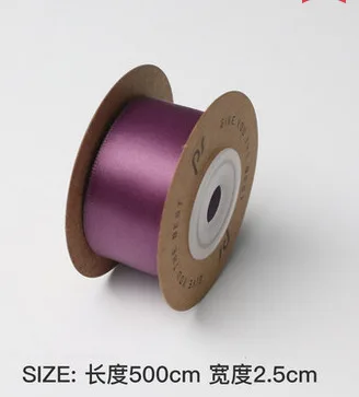 2.5cm purple ribbon 2шт 50x70 см, китайская бумага Оригами Мраморная Бумага для упаковки подарка букет для рукоделия оберточная бумажный альбом бумага сделай сам бант лента - Цвет: 2.5cm purple ribbon