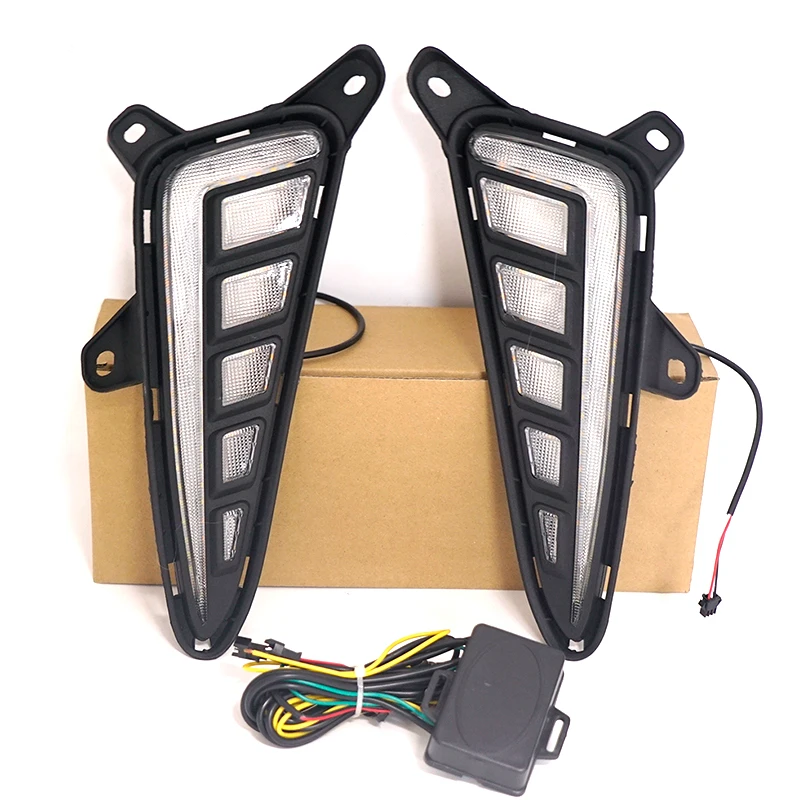 2 шт. для Toyota CHR C-HR 2016 2017 2018 2019 светодиодный дневный ходовой светильник DRL Дневной