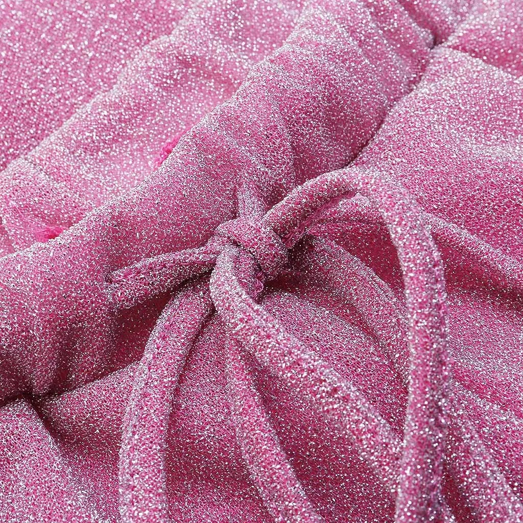 Женская сексуальная упаковка тянущиеся вязанные крючком Брюки-клеш