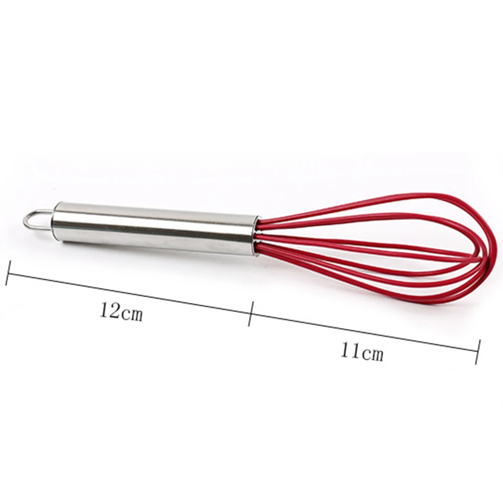 Силиконовый кухонный инструмент для взбивания яиц устройство ручной миксер