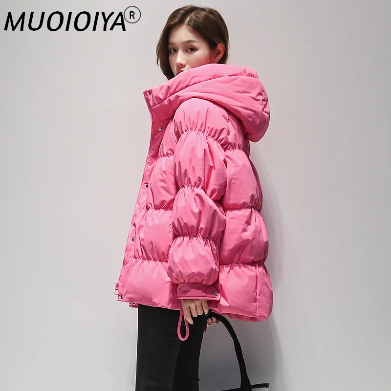 

Casual Hooded Parkas Women 90% White Duck Down Coats Femme Fashion Solid Thick Jackets Famale Chaquetas Para Mujer SQQ416