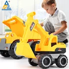 Модель инженерного автомобиля игрушечный экскаватор модель трактора Детская Классическая модель самосвала игрушечная мини-модель автомобиля подарок для мальчика