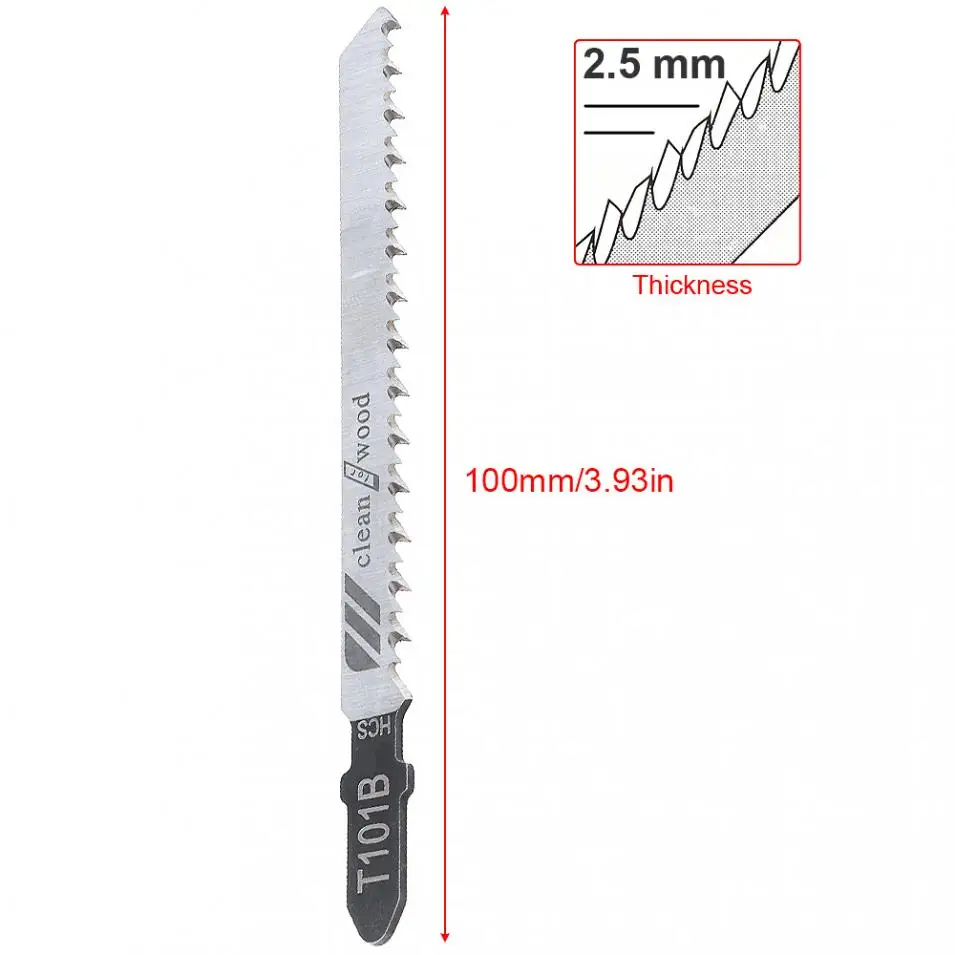 Лезвия сабельной пилы из высокоуглеродистой стали 5 шт./лот 100 мм прямые режущие