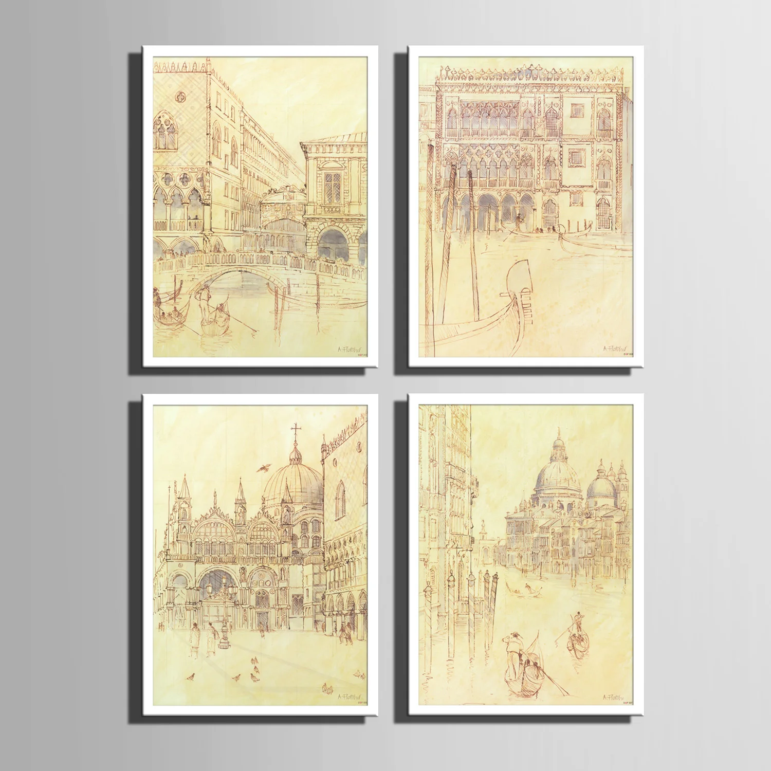 Картина на холсте картина печатный плакат с изображением города для украшения