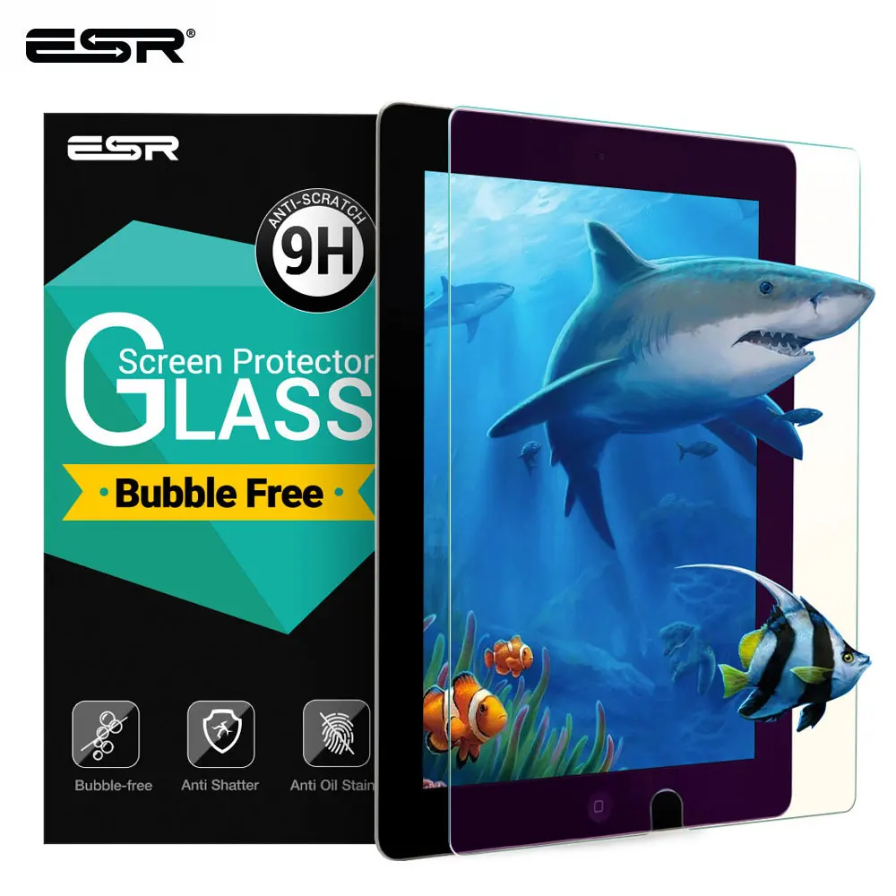 

ESR Screen Protector for iPad Air 3 2019 iPad Pro 10.5 0.33mm Anti Blue-ray Tempered Glass Film for iPad Pro 10.5 iPad Air 2019