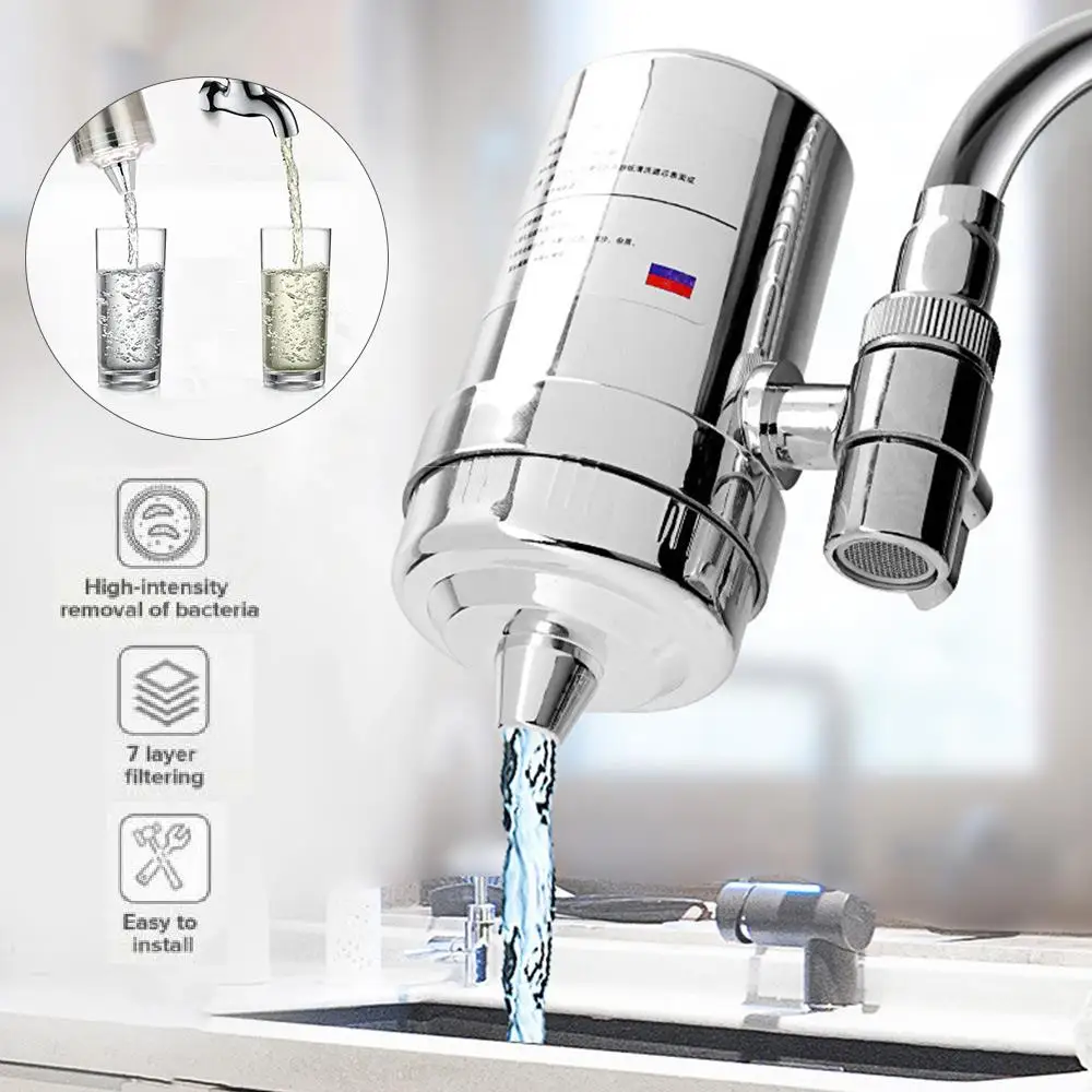 

Faucet Water Purifier Tap Water Filter Kitchen Faucet Washable Charcoal Percolator Faucet Filter Purifier Water Tap Purifier