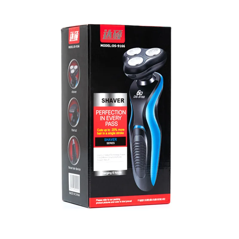 

LSJHA 4In1 Men Electric Razor NoseTrimmer Electric Rechargeable Razor Shaving Machine Beard Trimmer Cleaning Brush