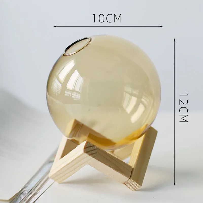 Декоративная стеклянная ваза домашний декор цветочный горшок украшение для