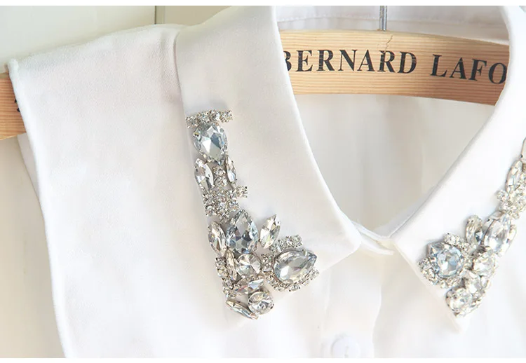 

Lace Shirt False Collar Women Women's Lapel Shirt False Collar Clothes Detachable Collar Blouse Tank Top Sweater