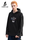 Мужская толстовка с надписью Pioneer Camp, Черный Повседневный свитер с надписью из 100% хлопка для подростков, 2020, AWY901275
