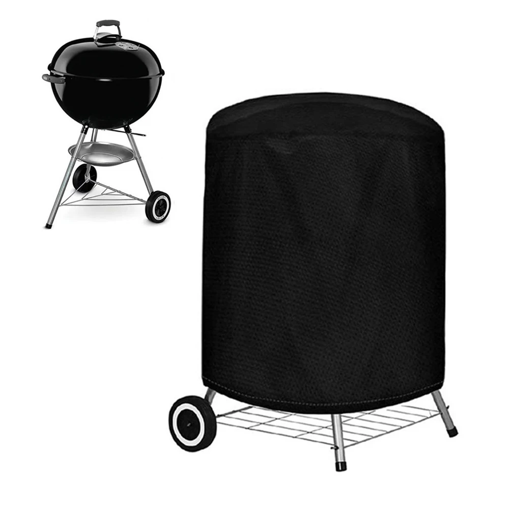 

Водонепроницаемый чехол для гриля для барбекю, портативный чехол для печи для кемпинга, складной чехол для барбекю, пылезащитный чехол с ку...