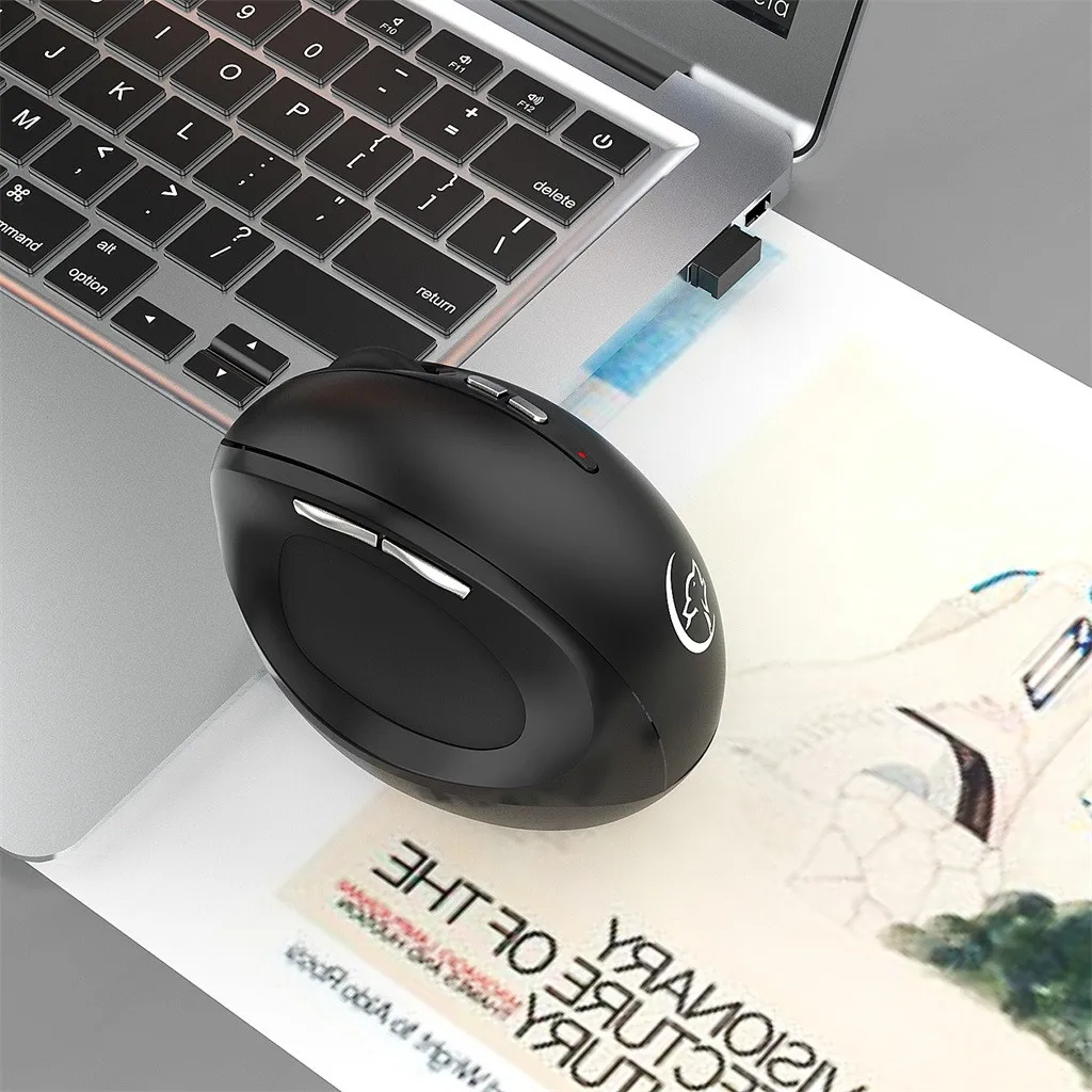 VOBERRY YWYT G836 Беспроводная игровая мышка 2,4 GH эргономичный зарядки 6 ключ высокая производительность вертикальный декомпрессии Мышь 819#2