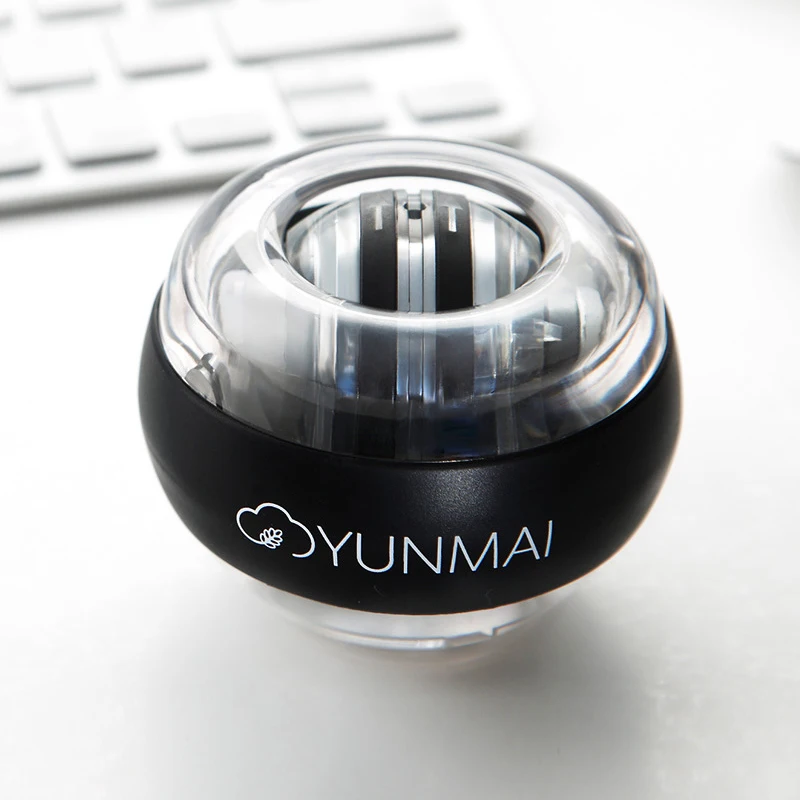 Xiaomi YunMai шар для разминки запястий светодиодный Gyroball Essential Spinner Гироскопический тренажер для предплечья гироскопа мяч