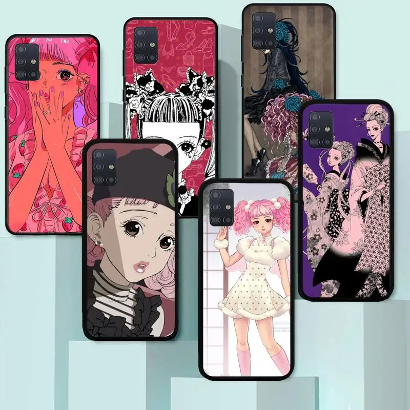 

Anime Paradise Kiss Miwako Phone Case for Samsung A71 A80 A91 A01 A02 A11 A12 21 31 32 20E S 32 M10 20 30 31 31S 21 5G cover