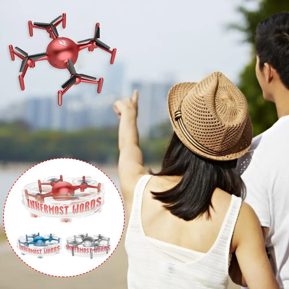 

3,7 в 750 мАч программируемые Дроны с текстовым рисунком Многофункциональный Романтический Квадрокоптер для признания #