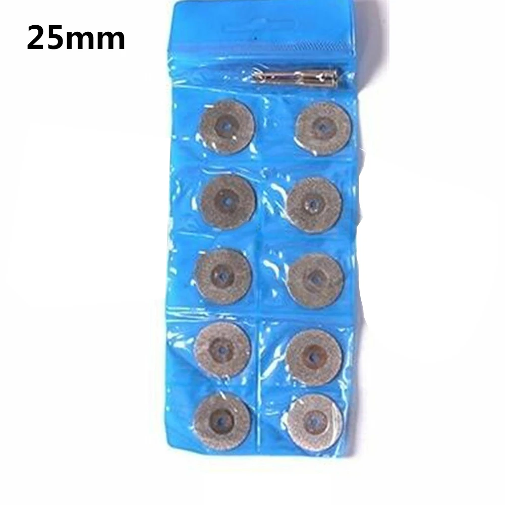 

10x Diamond Cutting Discs Mini Saw Blade Grinding Carpentry Tool Silver
