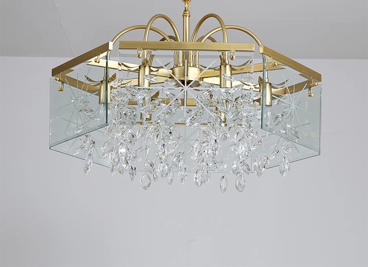 Итальянская Современная хрустальная люстра светодиодный светильник для отеля