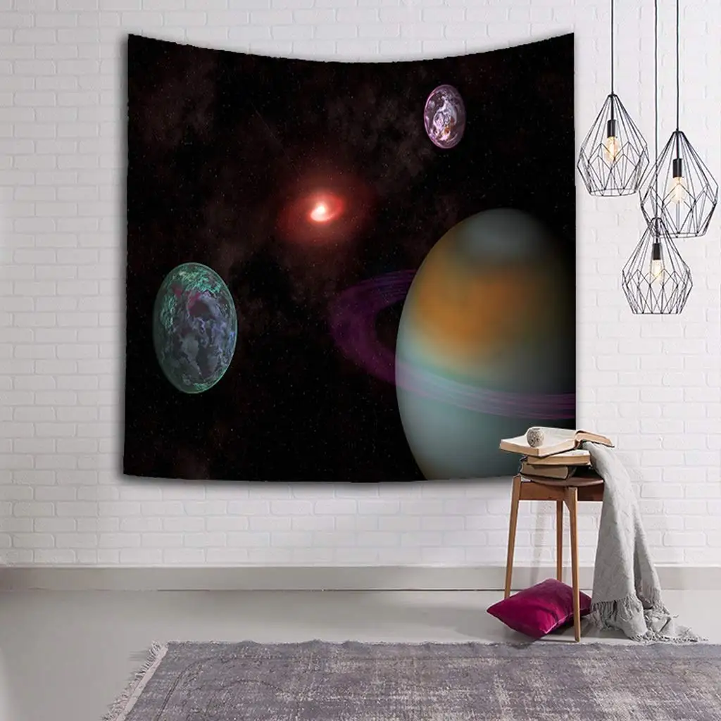 

Moon Galaxy Night Star Cosmic Tapestry Living Room Bedroom Decorative