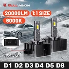 D1S D2S светодиодная фара 6000 лм HID D3S D4S D5S D8S D1R D2R D3R D4R Canbus без ошибок 35 Вт 55 Вт K CSP чипы Plug and Play для объектива