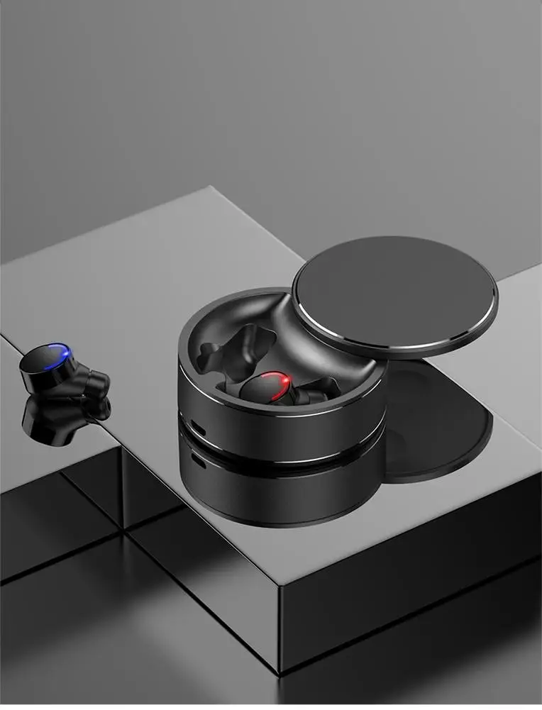 

Tws-28 Bluetooth 5.0 In-ear Headset Hifi Binaural Call Waterproof Me8 Charging Rotatable Stereo Headset with Microphones Wireles