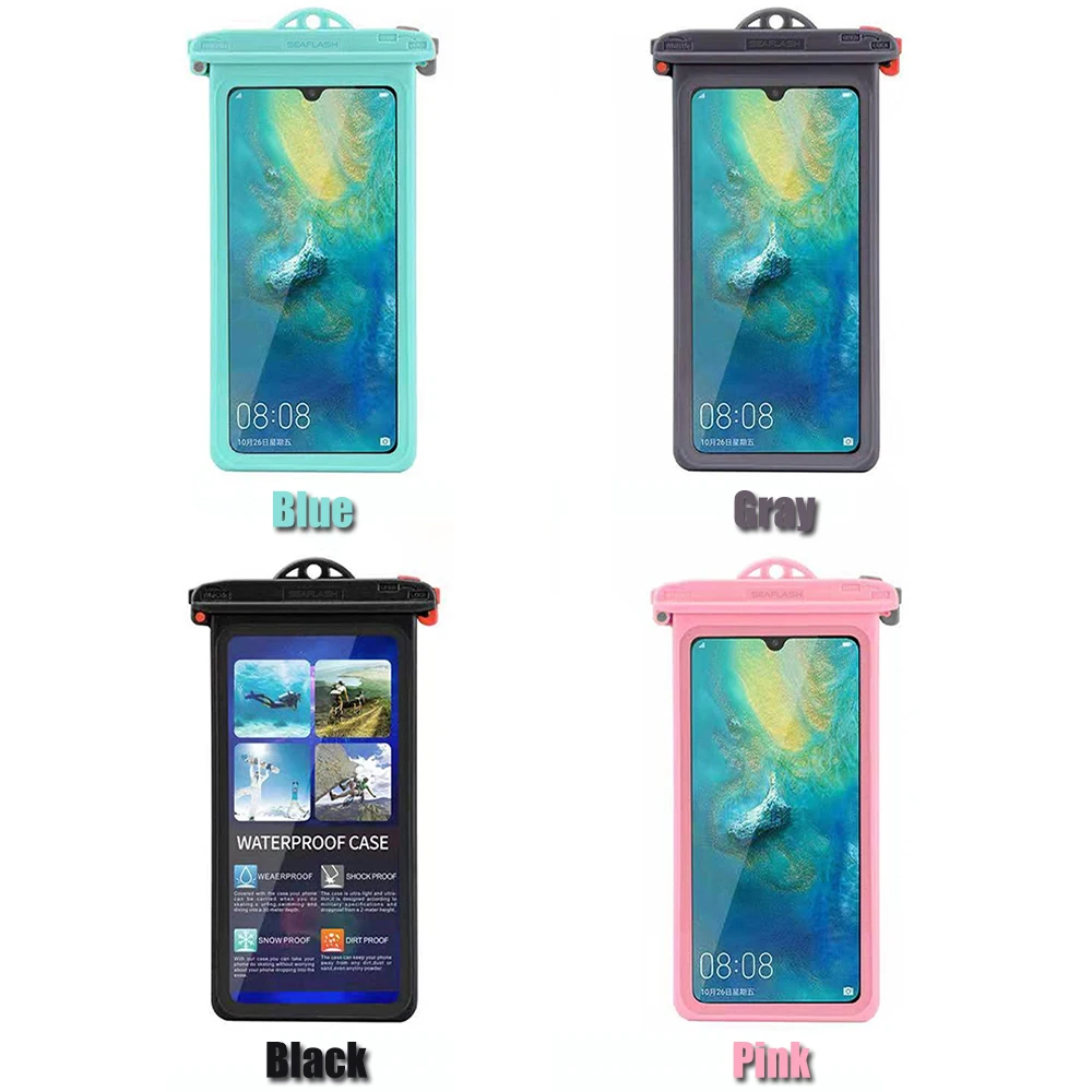 

Waterproof Phone Case Underwater Diving Bag for iPhone Pro Max Samsung Xiaomi Redmi Swim Universal Protection Cover Pouch