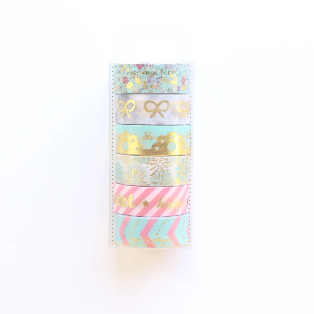 

Domikee золотые васи ленты 6 рулонов