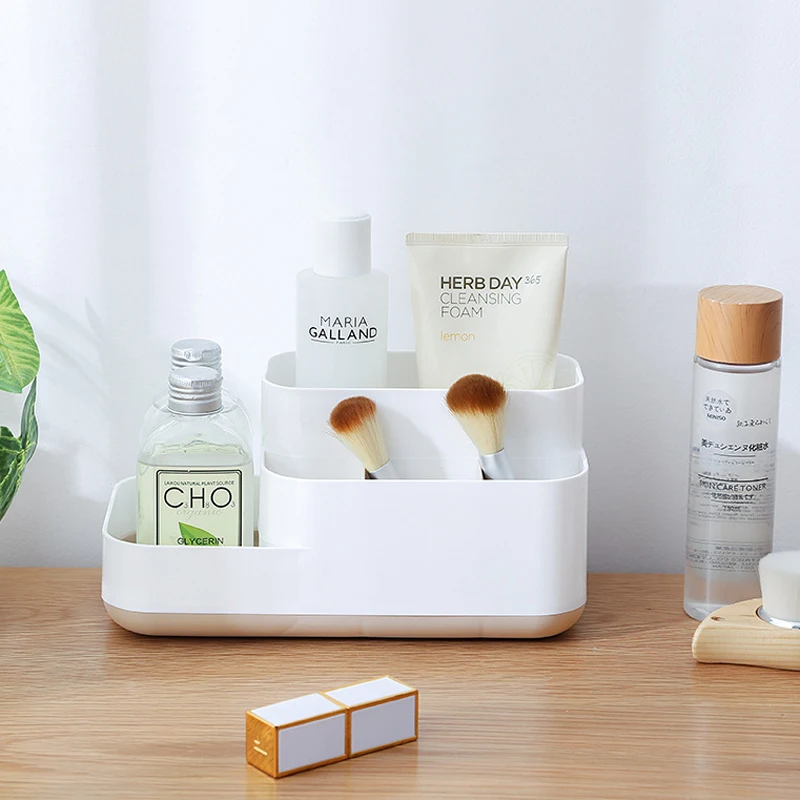 

Cosmetic Storage Box Makeup Organizer Jewelry Nail Polish Makeup Container Desktop Sundries Storage Box