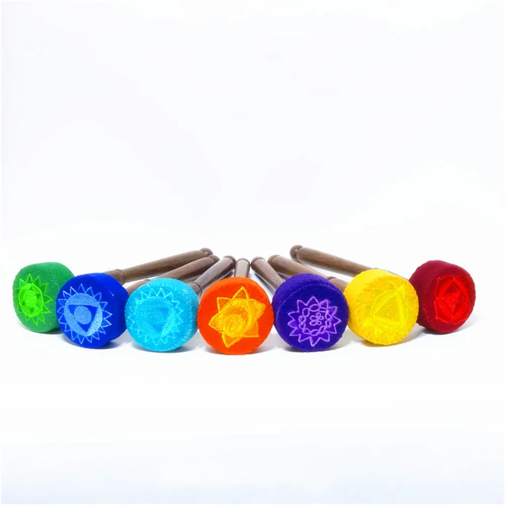 Тибетская Поющая чаша молоток звуковая Будды деревянная наклейка палочка для