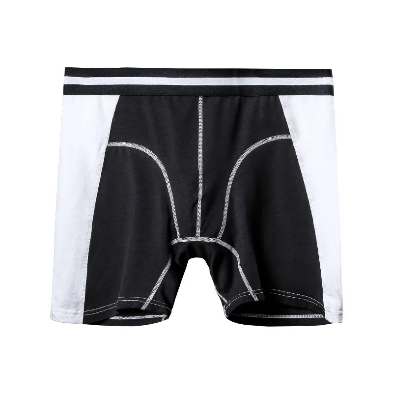 Мужские Модальные трусы длинные ноги Спортивное нижнее белье шелковистые мягкие