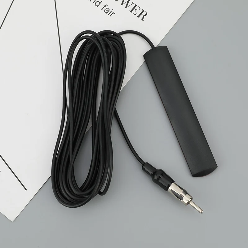12V Universal Portable Mount Car FM Radio Amplifier Antenna Patch Aerial ANT-309 5M Cable Auto | Автомобили и мотоциклы