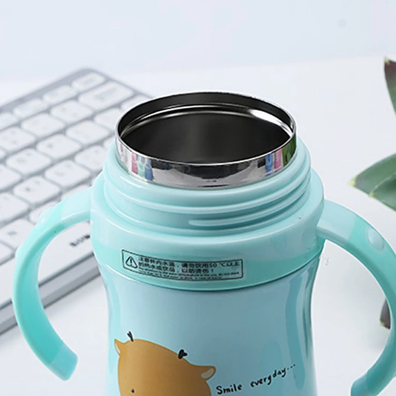 Детская чашка мультфильм школьная бутылка для питьевой воды соломка из