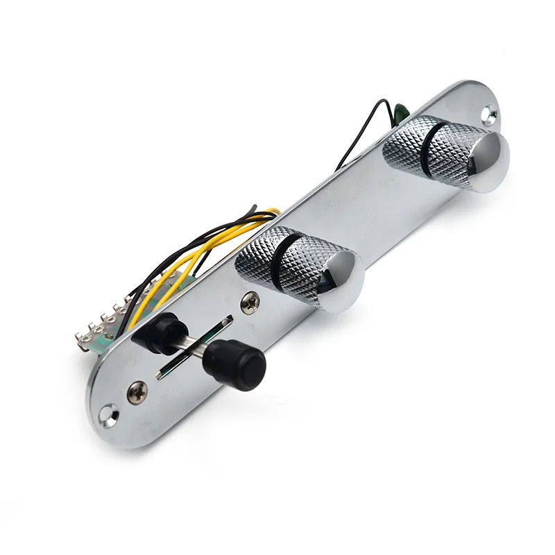 5 штук хромированные/золотой/черный 3 Way проводной загружено Встроенный кабель