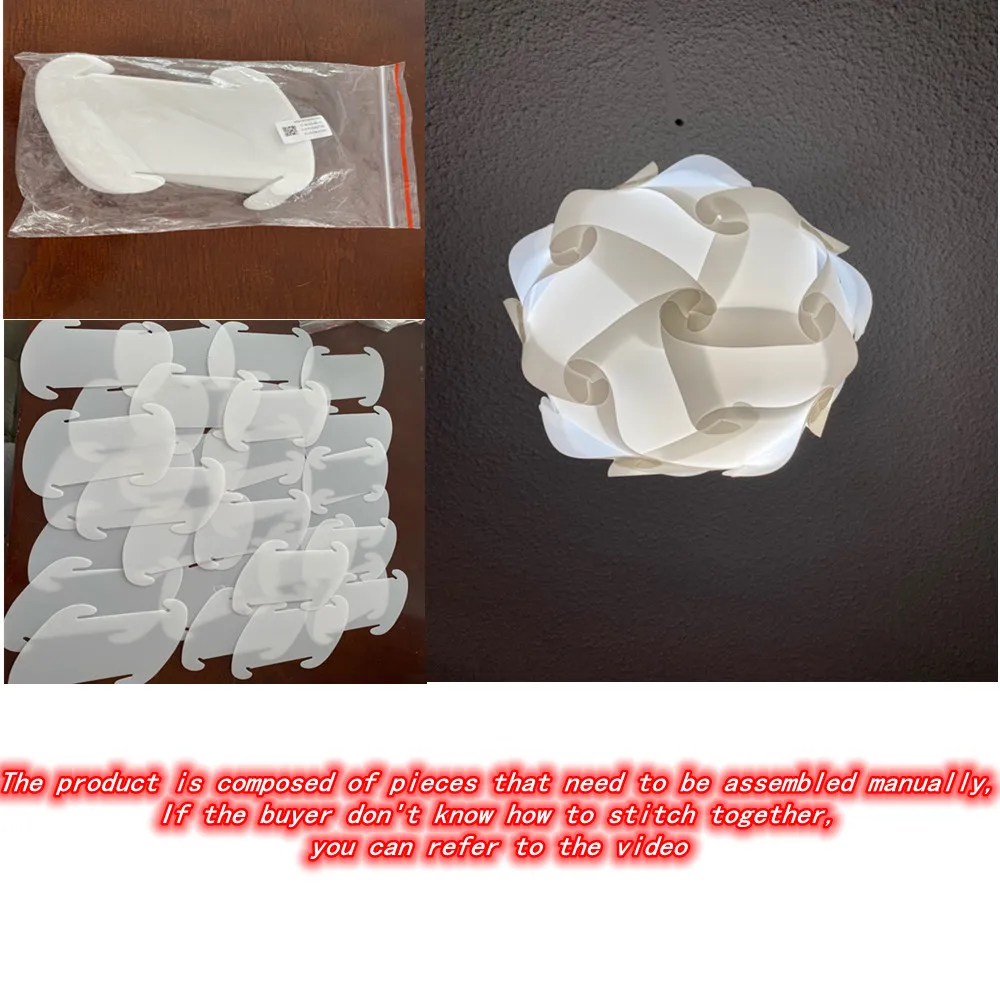

Modern Creative IQ Puzzle Light Lamp Shade Ceiling Lampshade Decoration Chandelier Hanging Pendant Light Home Accessories
