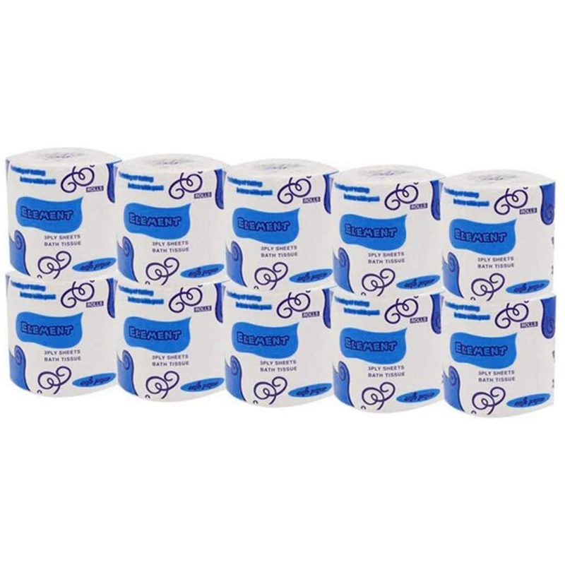 1 рулон мягкой 3Ply туалетной бумаги оптом банные салфетки рулоны ванная комната