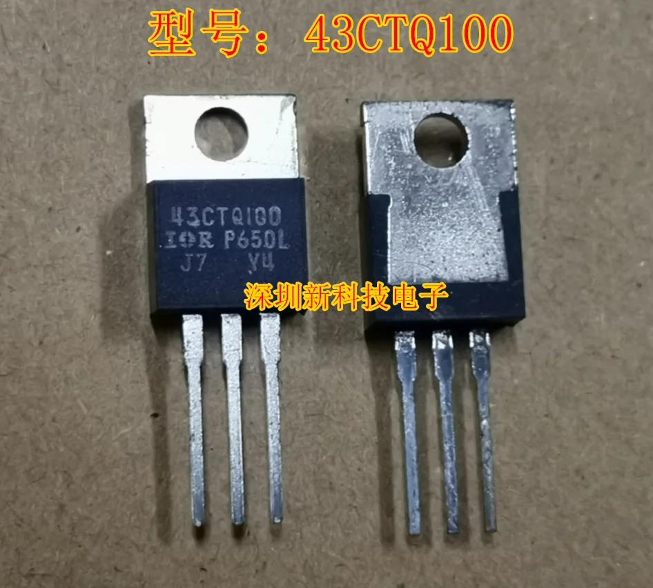 

10 шт./лот 43CTQ100PBF IR TO-22043CTQ100