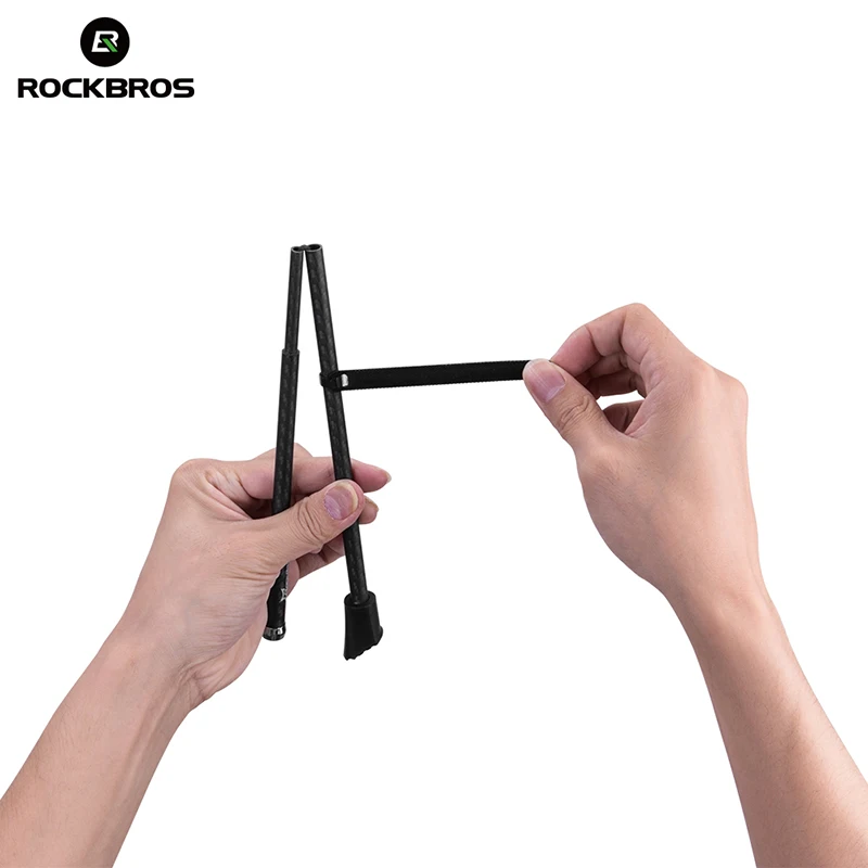 ROCKBROS MTB Road Adjustable Bicycle Kickstand Carbon Parking Racks Mountain Antiskid Stand Foot Support Accessories | Спорт и