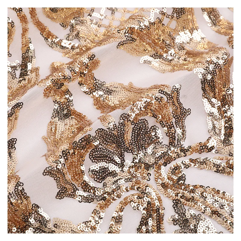 4 способ растягивания Ширина 125 блестящие пайетки Тюль Ткань для DIY Свадебная