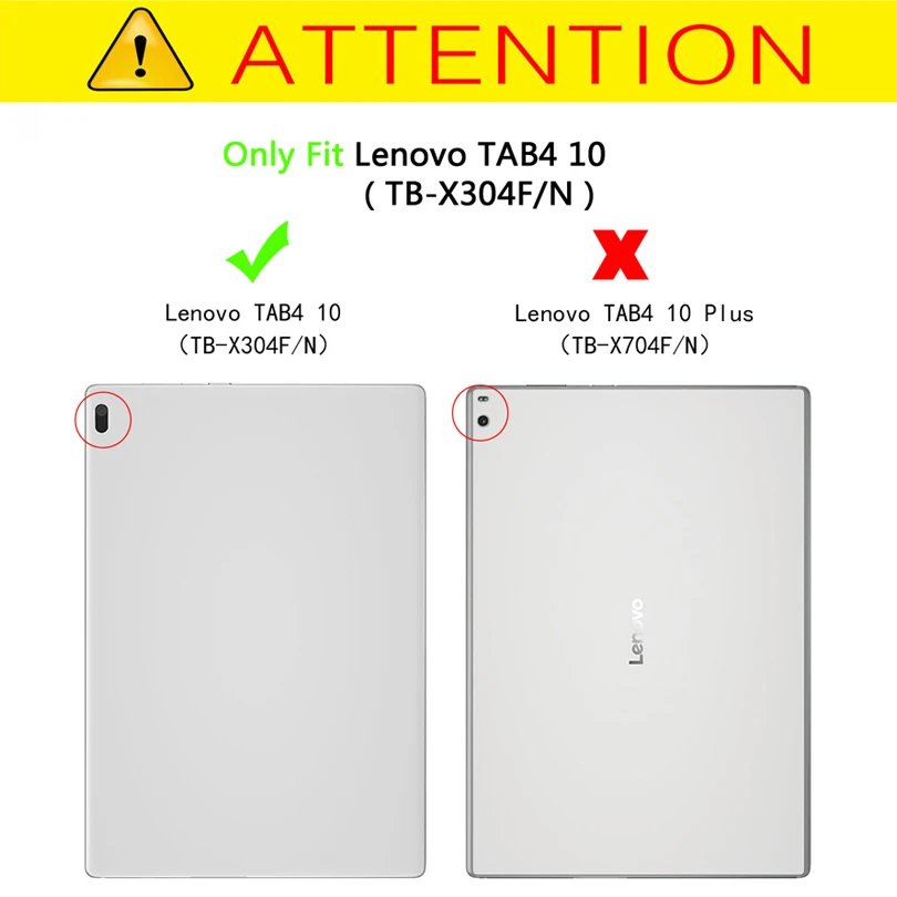 Однотонный чехол для Lenovo TAB 4 10 ТБ X304F TB X304N 1 &quot2017 умная Магнитная подставка