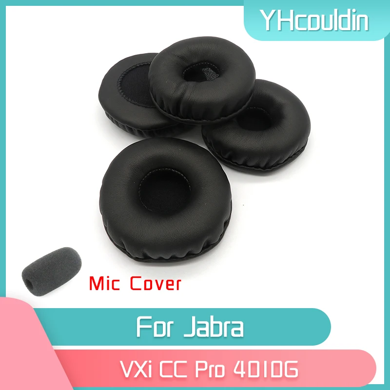 

Вкладыши YHcouldin для наушников Jabra VXi CC Pro 4010G, Сменные аксессуары для наушников из мятой кожи