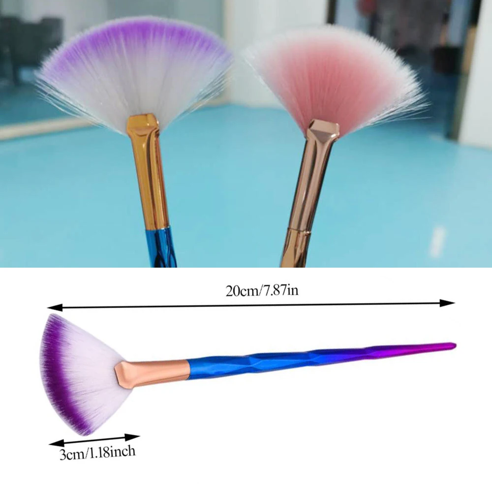 Fan Mask Brush,Soft Makeup Brushes Cosmetic Tools for Peel Mask Makeup