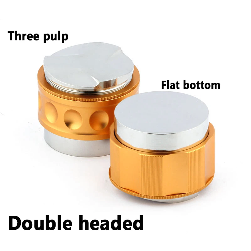 Регулируемый молоток для кофе из нержавеющей стали с двойной головкой 51/53/58/58/5