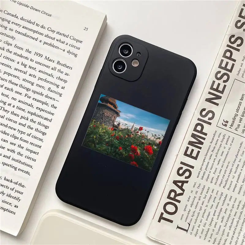 

Cottagecore Style Phone Case for iPhone 11 12 pro XS MAX 8 7 6 6S Plus X 5S SE 2020 XR Soft silicone