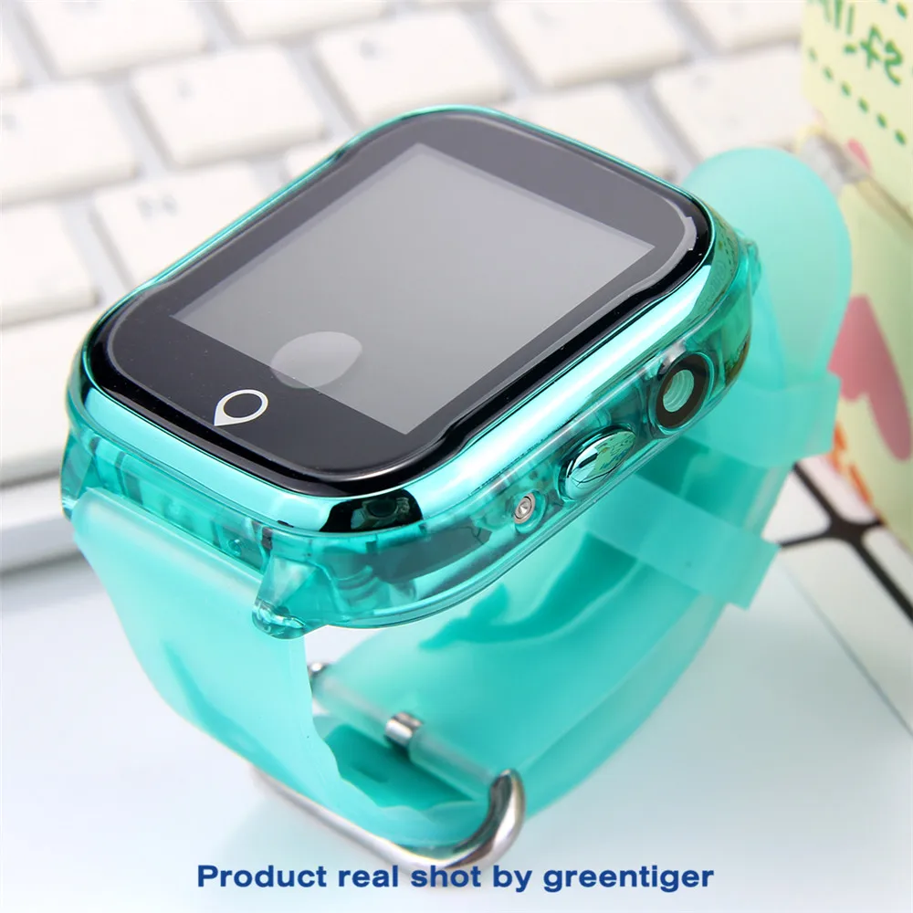 Смарт-часы Greentiger gps+ LBS SOS, Детские Водонепроницаемые Смарт-часы с sim-картой, детская камера, будильник, Детские Безопасные часы