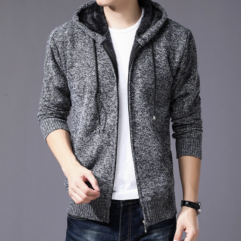 Pioneer Camp Men's Sweaters Cardigan Slim Fit Casual Knitted Sweater with 2 Front Pockets  For Spring and Autumn