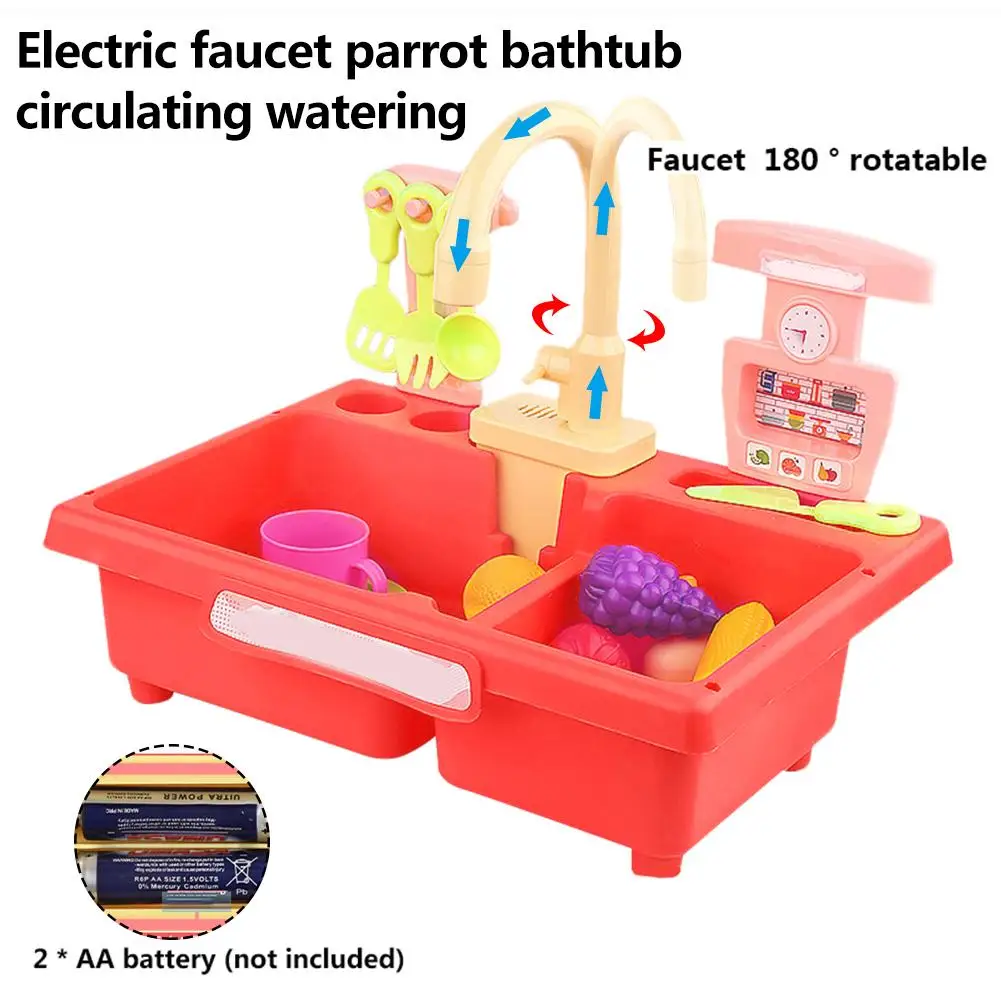 

Hot Selling Bird Feeder Parrot Automatic Bathtub Swimming Pool Faucet Bird Cage Bathroom Toys Parrot Bath Shower Water toys