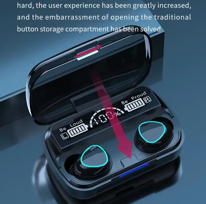Buy سماعات بلوتوث TWS للهواتف الذكية ، سماعات لاسلكية مع شاشة LED ، عالمي ، منفذ المصنع ، 20 قطعة ، M10 ، f9 ، b10 ، b11