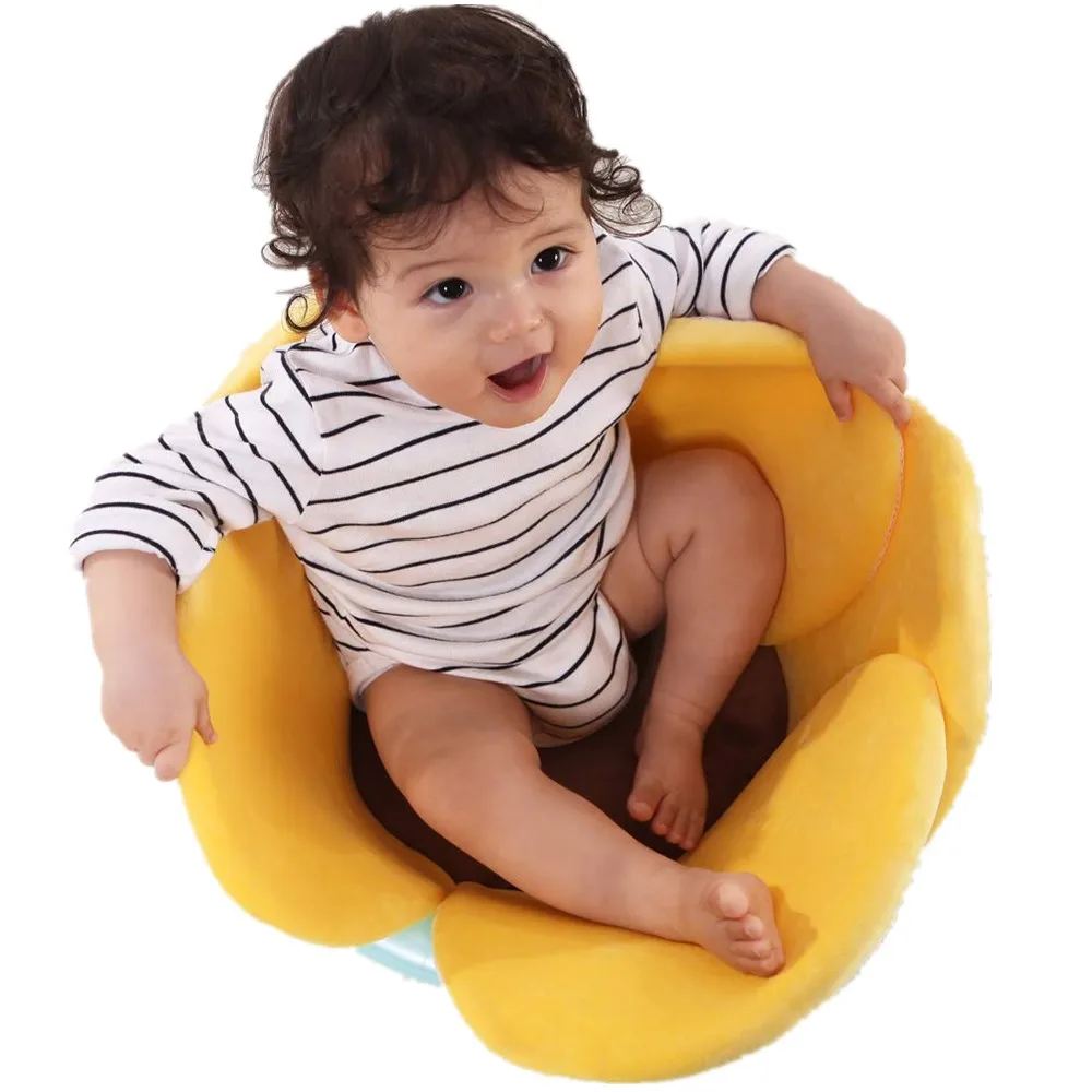 Симпатичная детская подушка для ванны раковины лепесток Коврик новорожденных